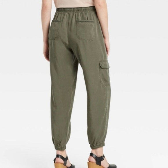 Olive Green Cargo Jogger Pants | Knox Rose | Sz Small - Picture 2 of 9